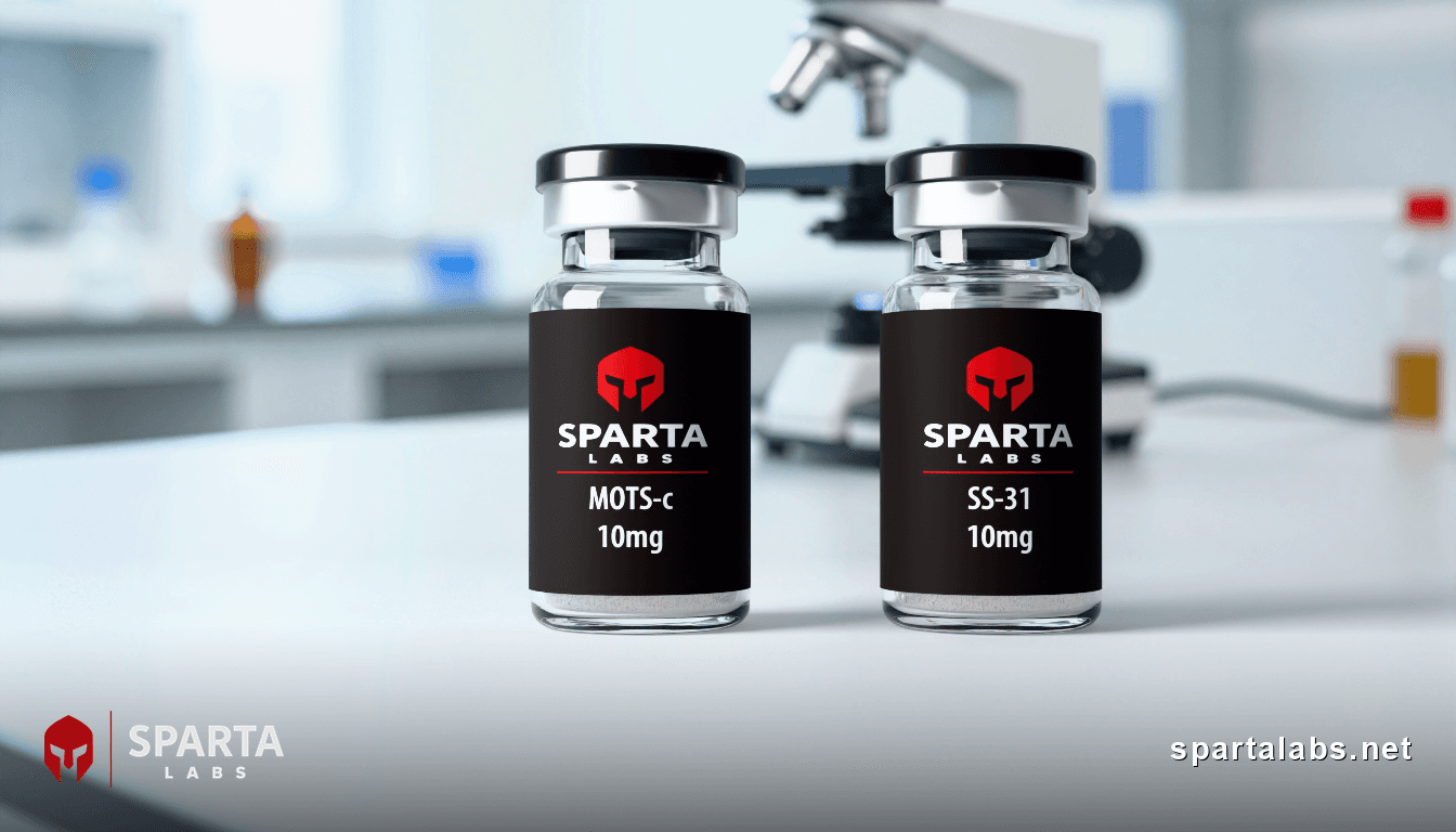 Buy MOTS-c vs SS-31 research peptide: MOTS-c vs SS-31: A Structural and Regulatory Comparison | Sparta Labs Research Library