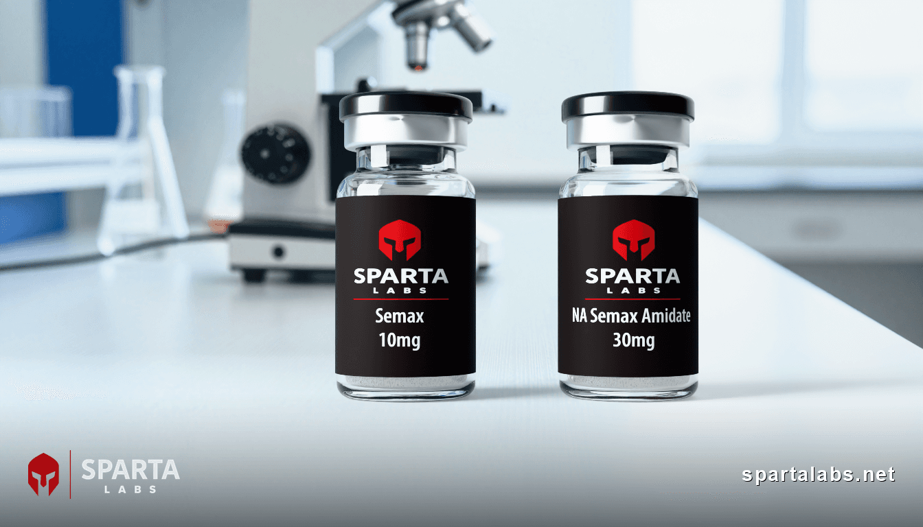 Buy Semax vs N-Acetyl Semax Amidate research peptide: Semax vs N-Acetyl Semax Amidate: A Structural and Regulatory Comparison | Sparta Labs Research Library